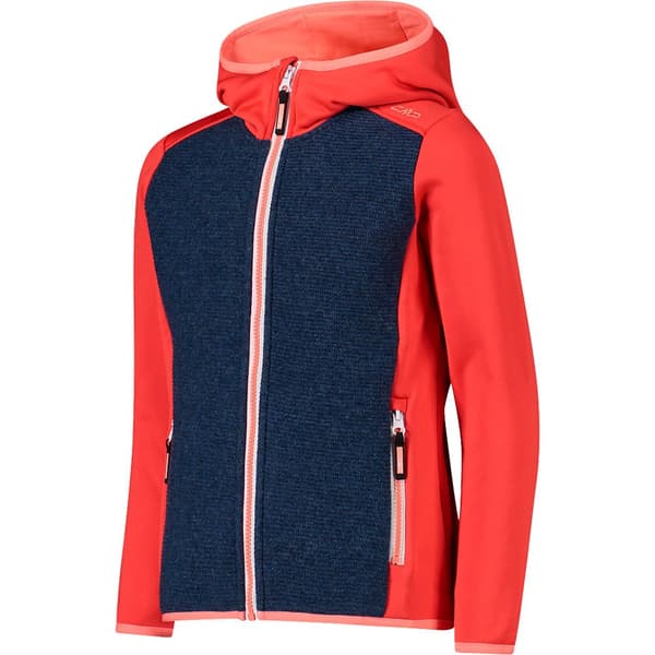 Cmp 30m2175 Fix Hood Softshelljakke Rød,Grå 4 Years Dreng
