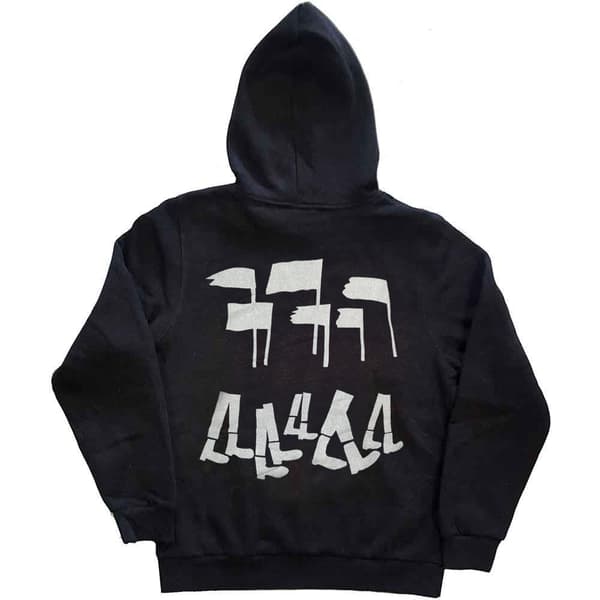 Depeche Mode Hoodie Grey Band Logo Hoodie Global Spirit Tour Pullover