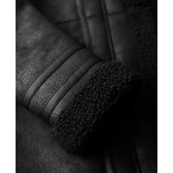 Superdry Faux Shearing Longline Jakke Brun S Kvinde
