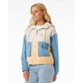 Miniatyrbild 3 av 4: Rip Curl Anti-series Cropped Jacka Vit,Blå L Kvinna