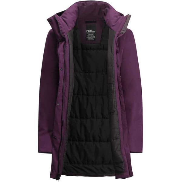 Jack Wolfskin Salier Kappa Lila XS Kvinna
