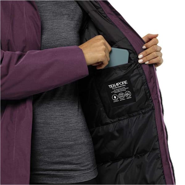 Jack Wolfskin Salier Kappa Lila XS Kvinna