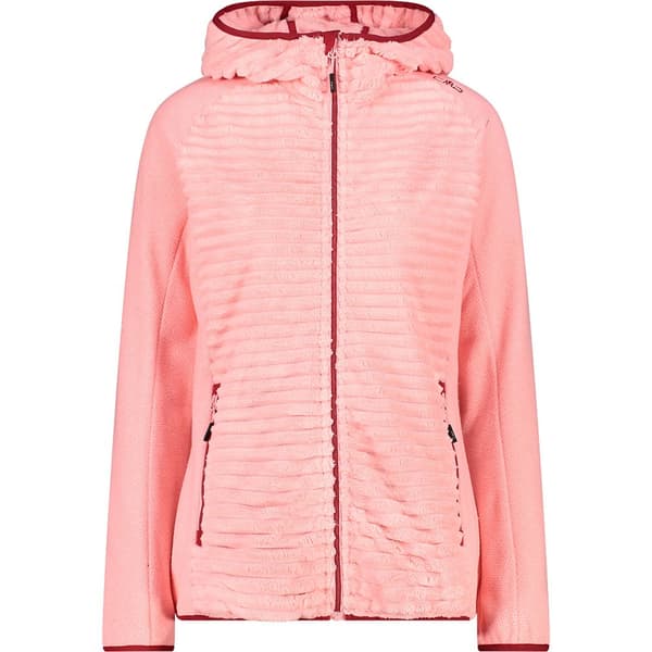 Cmp Fix Hood 32p1976 Fleecejakke Med Hætte Rosa 3XL Kvinde