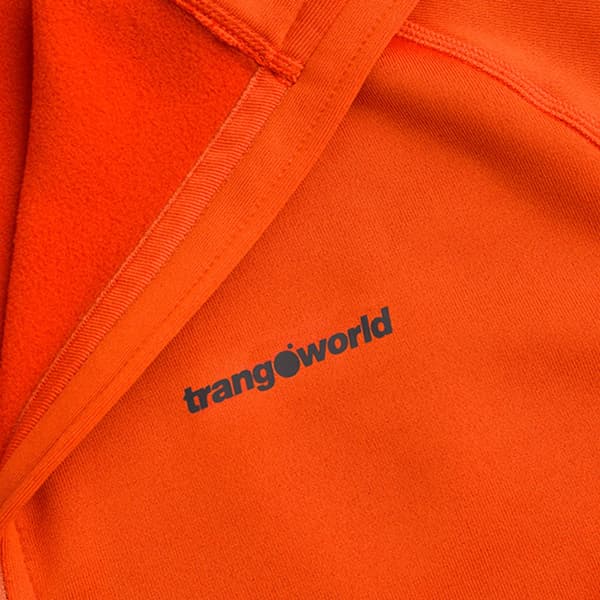 Trangoworld Qoruq Fleecejakke Med Halv Lynlås Orange M Mand