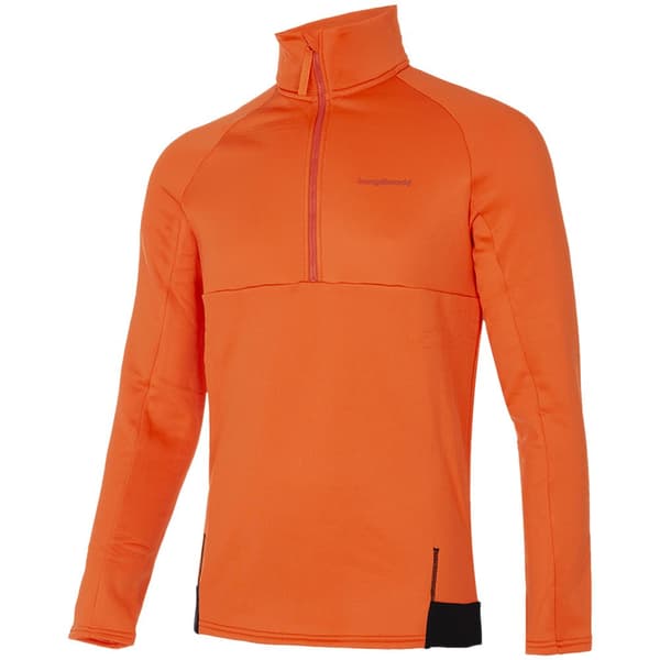 Trangoworld Wroot Fleece Med Halv Dragkedja Orange S Man