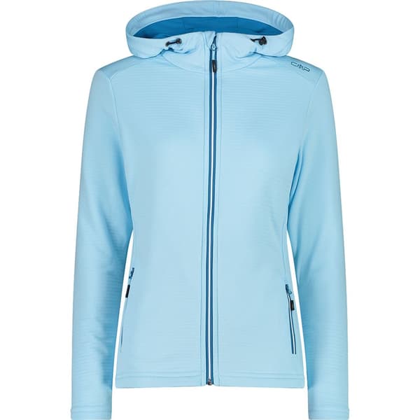 Cmp 31e1836 Fleecejakke Med Hætte Blå 2XL Kvinde
