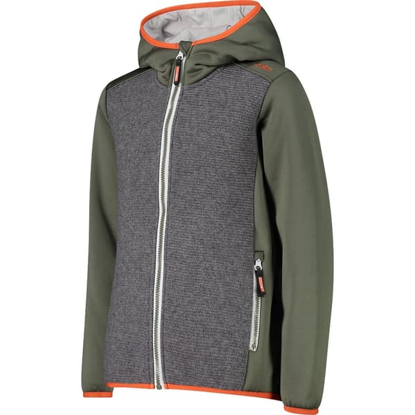 Cmp Fix Hood 30m2104 Softshelljakke Grøn 5 Years Dreng