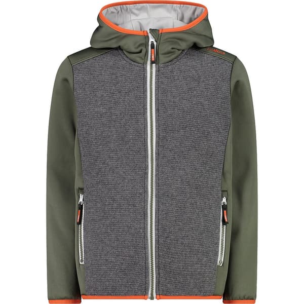 Cmp Fix Hood 30m2104 Softshelljakke Grøn 5 Years Dreng