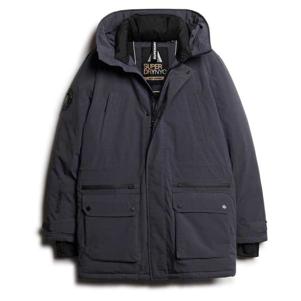 Superdry City Padded Jacka Svart XL Man