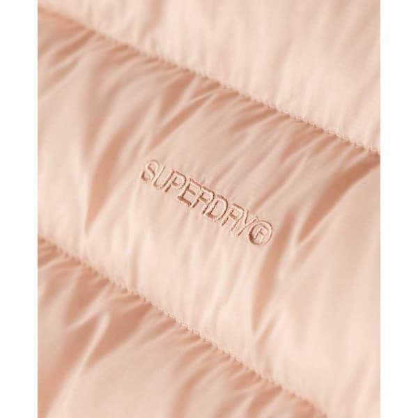 Superdry Fuji Quilt Padded Jacka Beige M Kvinna