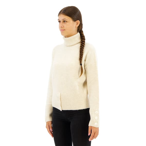 Hinnominate Hmabw01207 Korkeakauluksinen Neulepaita Beige S Nainen