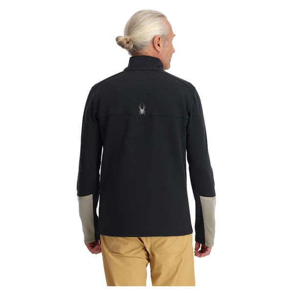 Spyder Speed Fleece Med Halv Dragkedja Svart XL Man