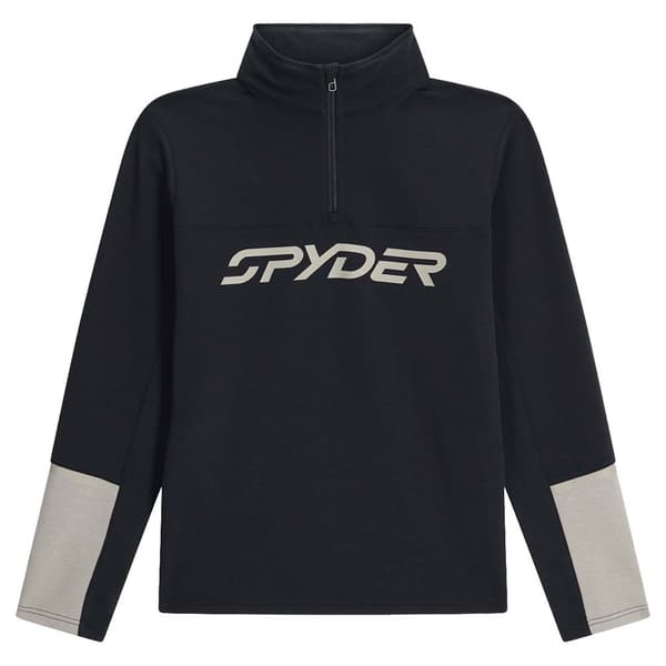 Spyder Speed Fleece Med Halv Dragkedja Svart XL Man