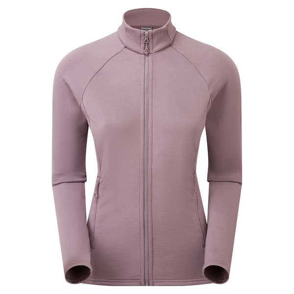 Montane Protium Fleecejakke Med Halv Lynlås Lilla 2XS Kvinde