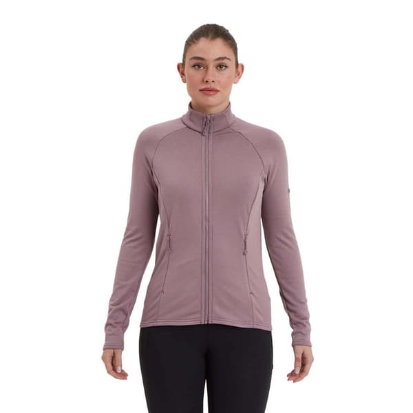 Montane Protium Fleecejakke Med Halv Lynlås Lilla 2XS Kvinde