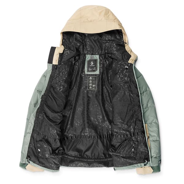 Volcom Puffleup Jakke Grøn S Kvinde