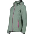 Miniatyrbillede 2 af 2: Cmp Zip Hood 32a0456 Softshelljakke Grøn 36 Kvinde