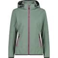 Miniatyrbillede 1 af 2: Cmp Zip Hood 32a0456 Softshelljakke Grøn 36 Kvinde