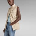 Miniatyrbillede 3 af 3: G-star Field Overshirt Jakke Beige M Kvinde