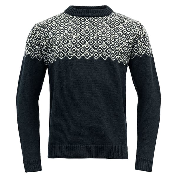 Devold Of Norway Bjørnøya Wool Trøje Sort M Mand