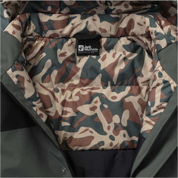 Jack Wolfskin Teen 2l Ins Parka Grøn 128 cm Dreng