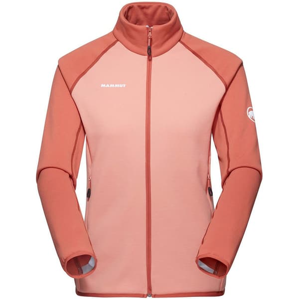 Mammut Aconcagua Vetoketjullinen Fleecetakki Oranssi S Nainen
