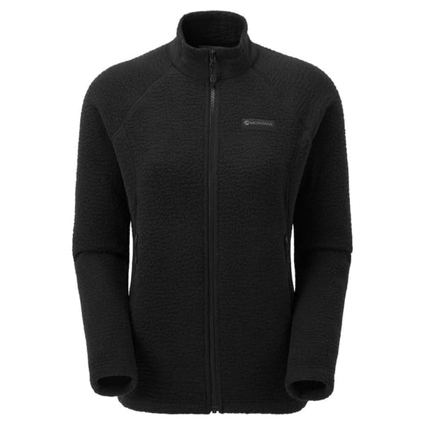 Montane Chones Fleecejacka Med Dragkedja Svart 36 Kvinna