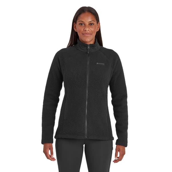 Montane Chones Fleecejacka Med Dragkedja Svart 36 Kvinna