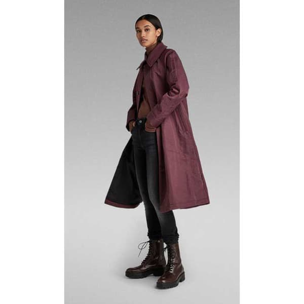 G-star Trench Jacka Lila XS Kvinna