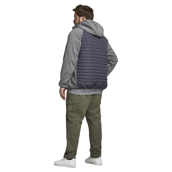 Jack & Jones Multi Quilted Plus Size Jacka Grå 5XL Man