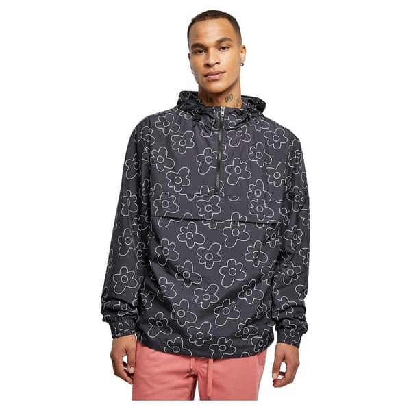 Urban Classics Flower Aop Jakke Grå 4XL Mand