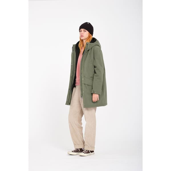 Volcom Somestone 10k Parka Vihreä L Nainen