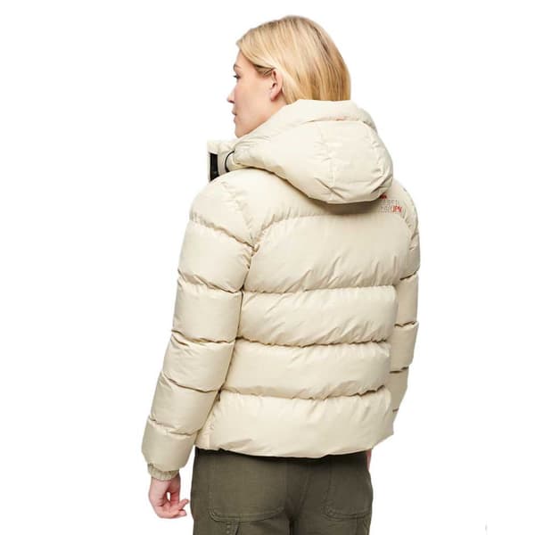 Superdry Sports Jacka Beige M Kvinna