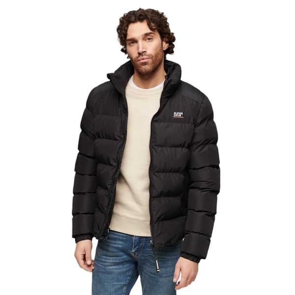 Superdry Sports Puffjacka Svart M Man