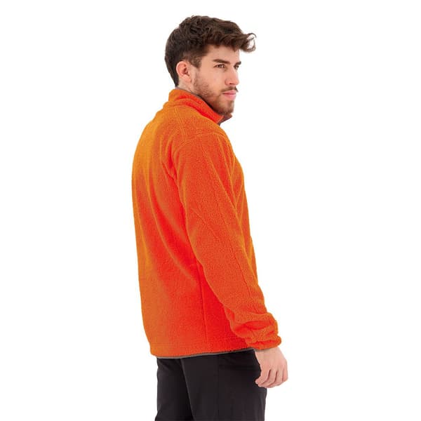 Adidas Xpl Pile Snap Fleecejacka Med Dragkedja Orange L Man
