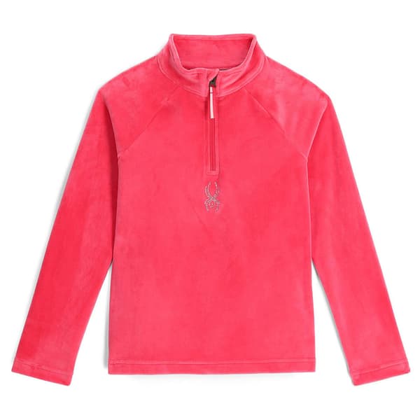 Spyder Shimmer Bug Fleece Med Halv Dragkedja Rosa S