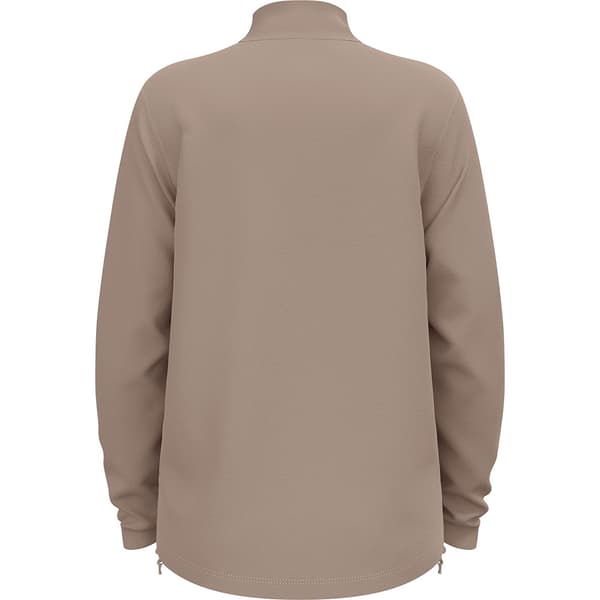Odlo Essential 365 High Pile Fleecejakke Med Halv Lynlås Beige S Kvinde