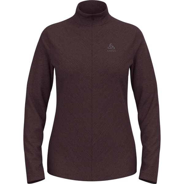 Odlo Roy Ml Fleece Brun M Kvinde
