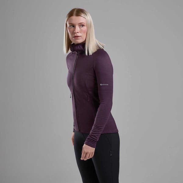 Montane Protium Fleecejacka Med Dragkedja Lila 2XS Kvinna