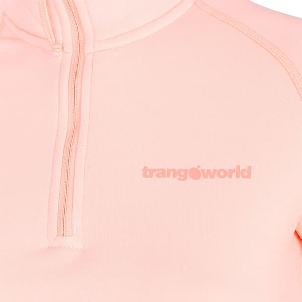 Trangoworld Durana Fleecejakke Med Halv Lynlås Rosa S Kvinde