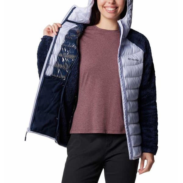 Columbia Powder Lite™ Ii Sherpa Hybrid Jakke Hvid,Blå L Kvinde