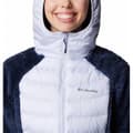 Miniatyrbillede 4 af 5: Columbia Powder Lite™ Ii Sherpa Hybrid Jakke Hvid,Blå L Kvinde
