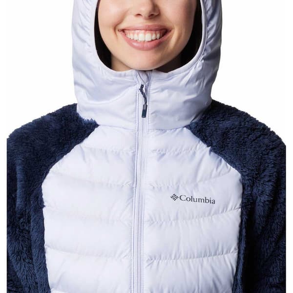 Columbia Powder Lite™ Ii Sherpa Hybrid Jakke Hvid,Blå L Kvinde