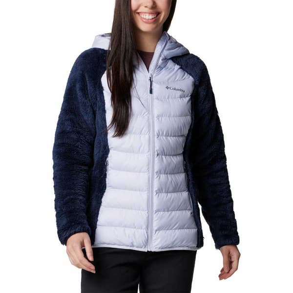 Columbia Powder Lite™ Ii Sherpa Hybrid Jakke Hvid,Blå L Kvinde