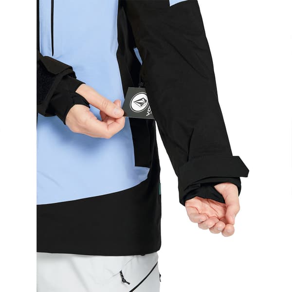 Volcom 3d Stretch Gore Jakke Blå XL Kvinde