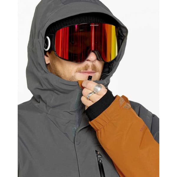 Volcom L Gore-tex Jacka Orange S Man