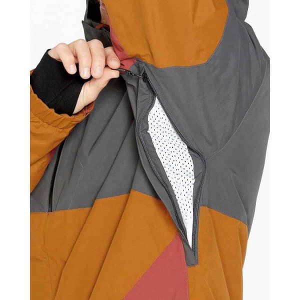 Volcom L Gore-tex Jacka Orange S Man