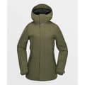 Miniatyrbillede 3 af 8: Volcom Stoney Shadow Insulated Jakke Grøn M Kvinde