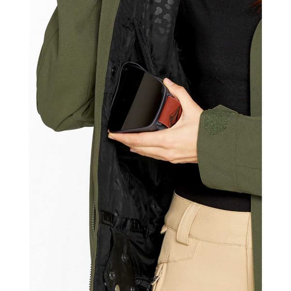 Volcom Stoney Shadow Insulated Jakke Grøn M Kvinde