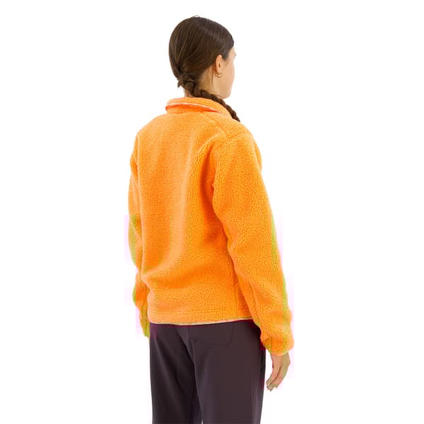 Adidas Terrex Xploric High Pile Fleecejakke Med Fuld Lynlås Orange XS Kvinde